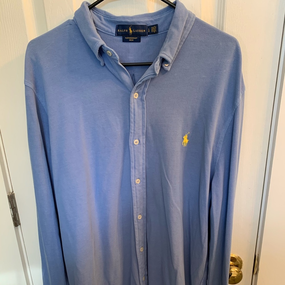 Men’s Ralph Lauren Performance Mesh Button-Down